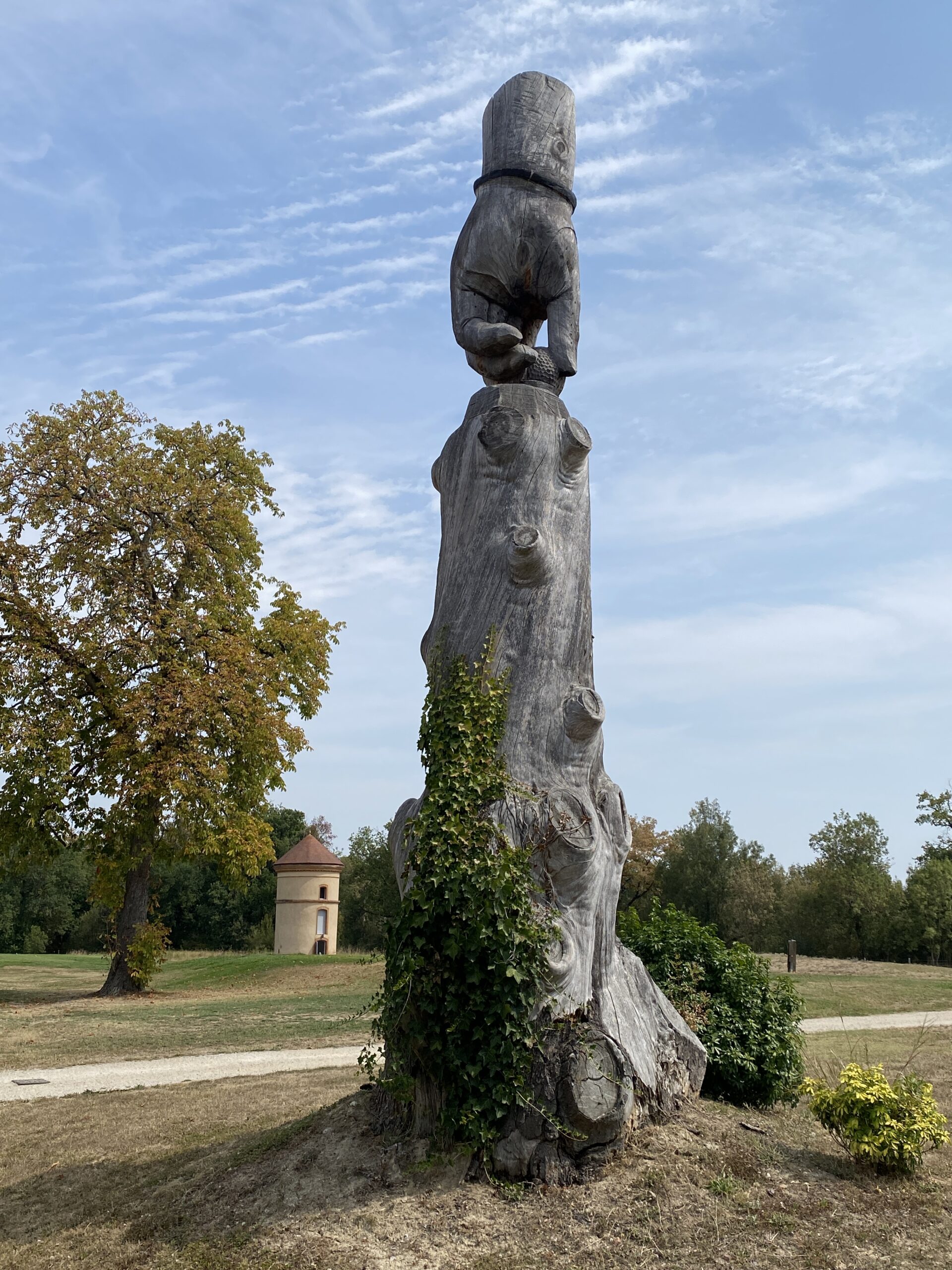 Main dans un gant de golf 